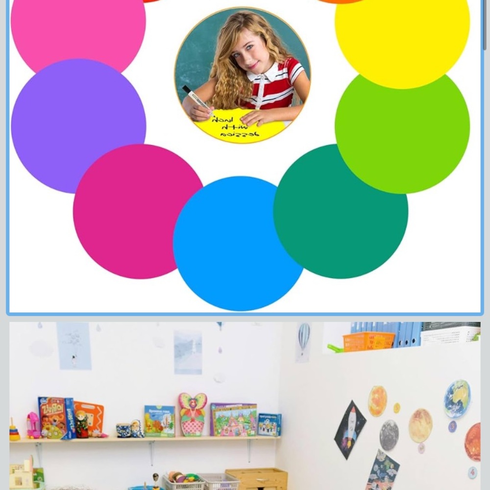 Dry Erase desk dots for students brand new in package